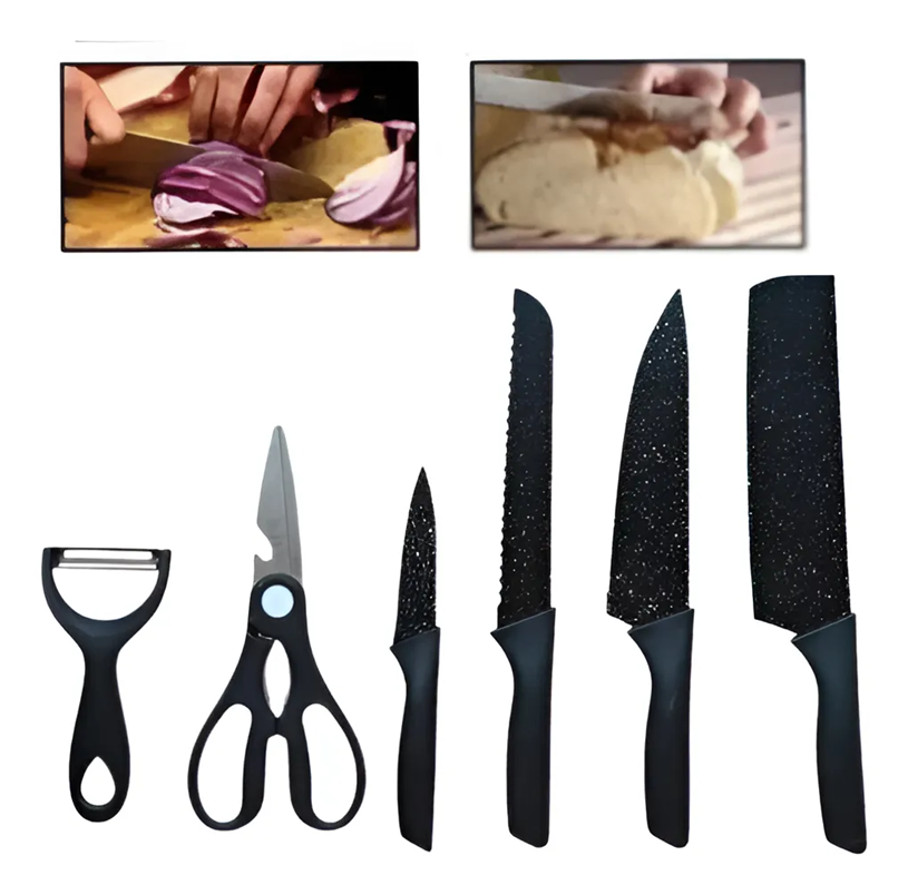 Cuchillos Juego X6 Piezas