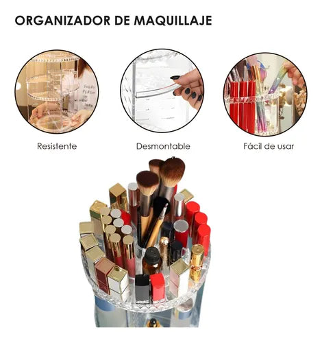 Organizador Cosmético 360° – Acrílico Premium