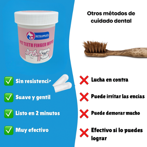 Finger Wipes protege contra enfermedades dentales