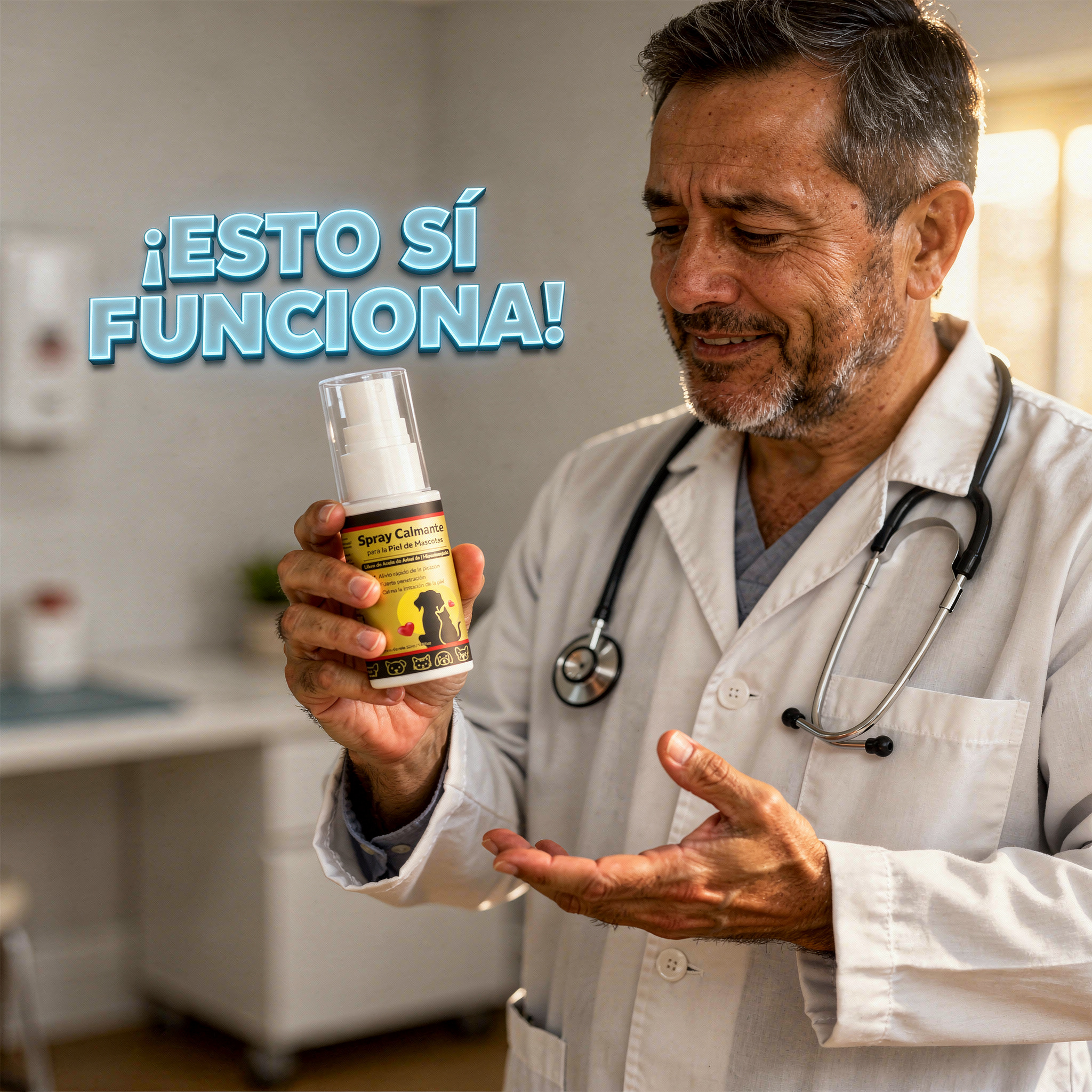 Spray Calmante para la Piel de Mascotas  A1