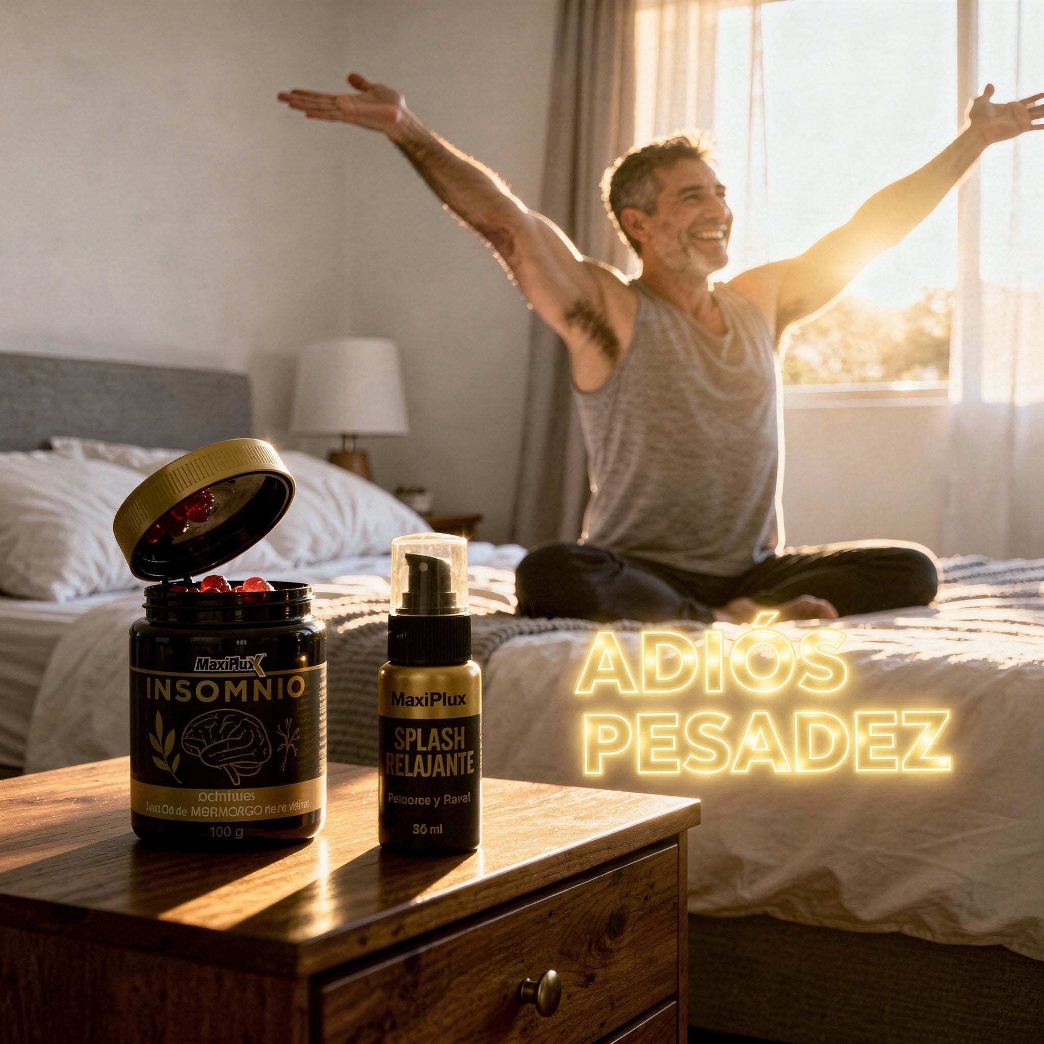 GOMAS INSOMNIO + SPLASH RELAJ A2