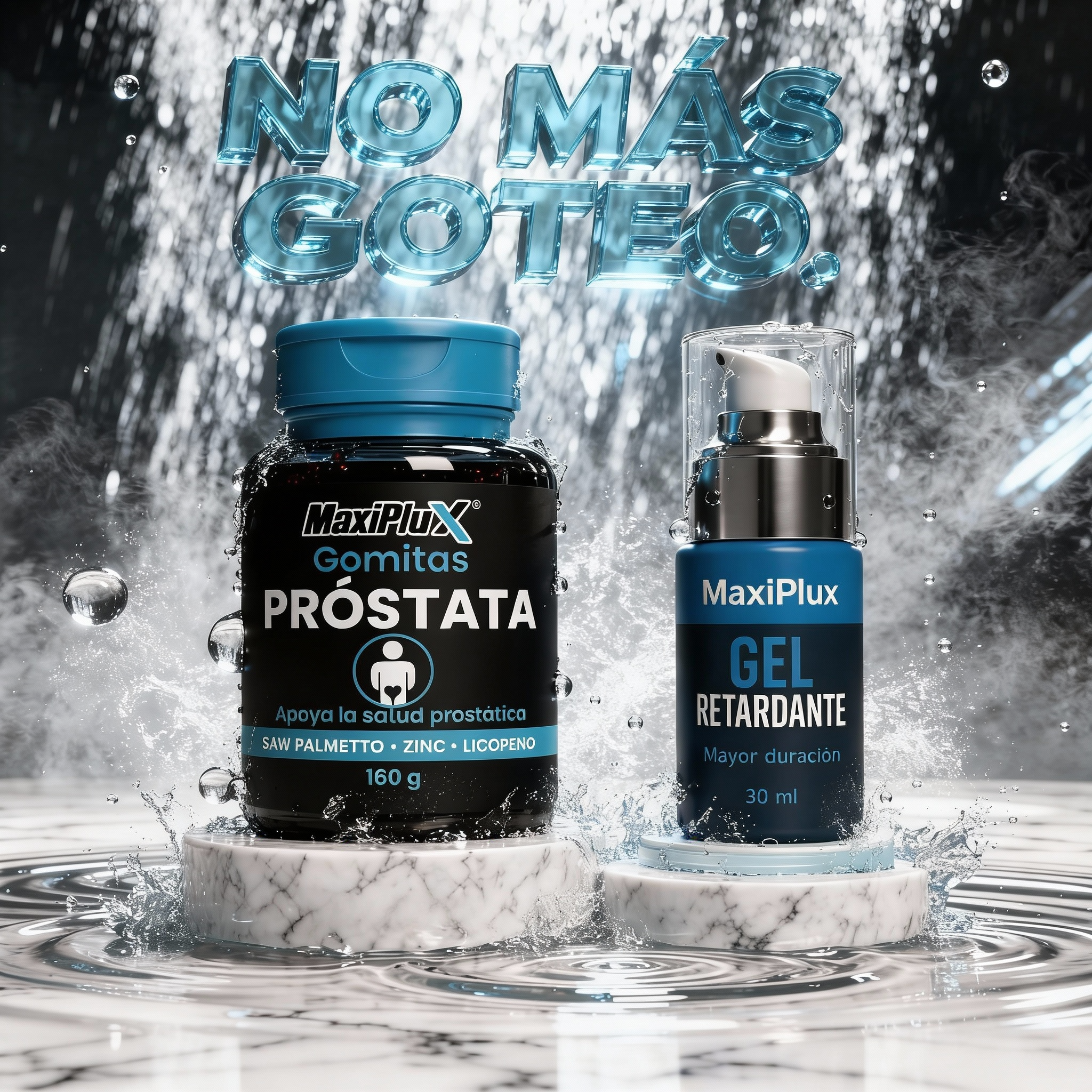 GOMAS PROSTATA +GEL RETARDANTE A2