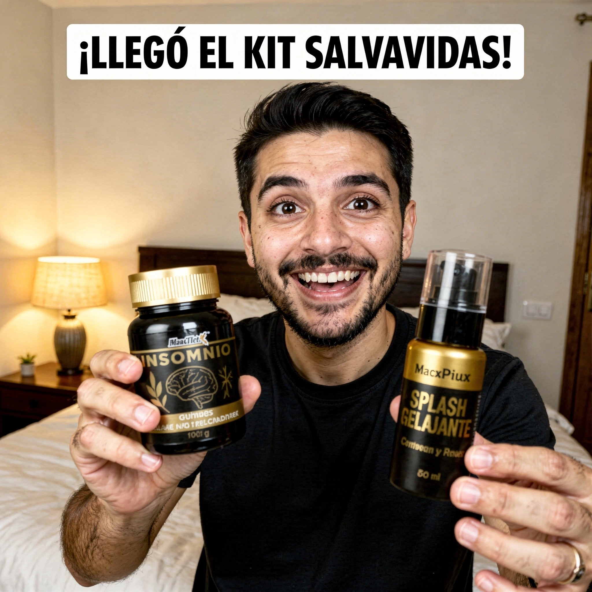 GOMAS INSOMNIO + SPLASH RELAJ A1