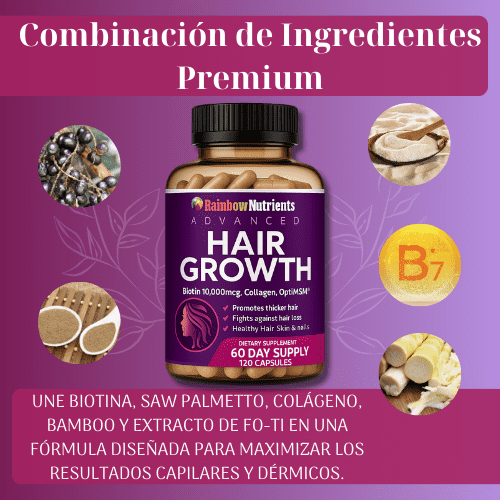 VITAMINAS PARA EL CABELLO HAIR GROWTH